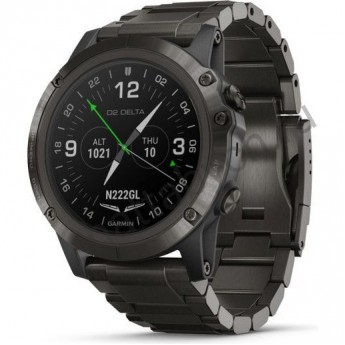 Часы GARMIN D2 Delta PX для пилотов с титановым DLC ремешком Часы GARMIN D2 Delta PX для пилотов с титановым DLC ремешком