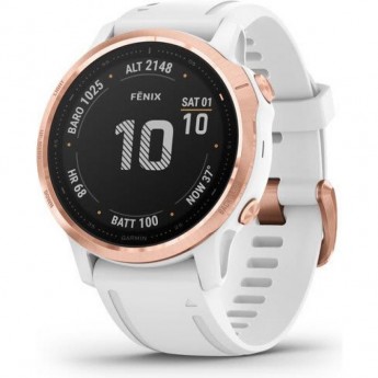 Часы GARMIN FENIX 6S PRO WHITE ROSE GOLD WITH WHITE BAND Часы GARMIN FENIX 6S PRO WHITE ROSE GOLD WITH WHITE BAND