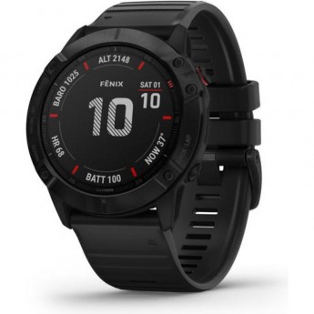 Часы GARMIN FENIX 6X PRO BLACK WITH BLACK BAND Часы GARMIN FENIX 6X PRO BLACK WITH BLACK BAND