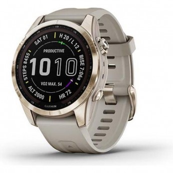 Часы GARMIN FENIX 7S SAPPHIRE SOLAR CREAM GOLD TITANIUM WITH LIGHT SAND BAND Часы GARMIN FENIX 7S SAPPHIRE SOLAR CREAM GOLD TITANIUM WITH LIGHT SAND BAND