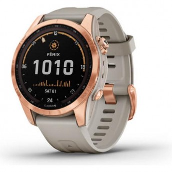 Часы GARMIN FENIX 7S SOLAR ROSE GOLD WITH LIGHT SAND BAND Часы GARMIN FENIX 7S SOLAR ROSE GOLD WITH LIGHT SAND BAND
