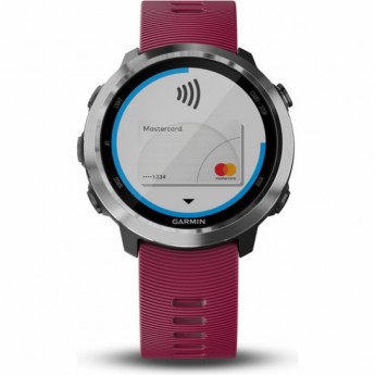 Часы GARMIN FORERUNNER® 645 Music с вишневым ремешком