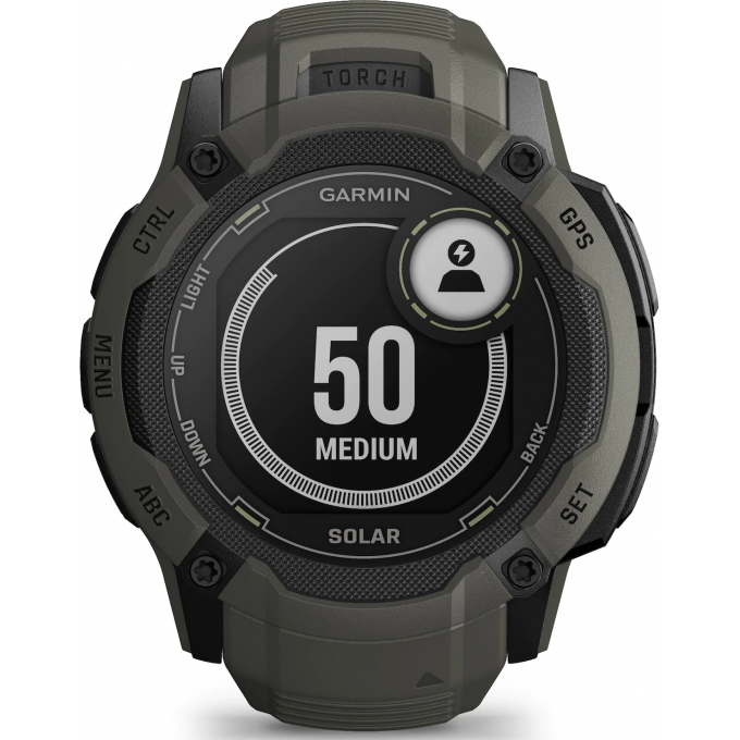 Часы GARMIN INSTINCT 2X SOLAR темно-зеленый 010-02805-05