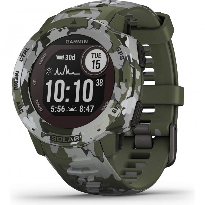 Часы GARMIN INSTINCT SOLAR CAMO LICHEN 010-02293-06