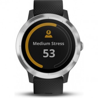Часы GARMIN VIVOACTIVE 3 серебристые с черным ремешком Часы GARMIN VIVOACTIVE 3 серебристые с черным ремешком