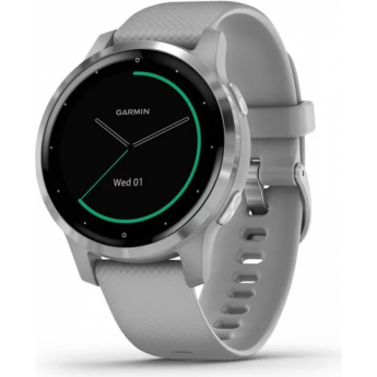 Часы GARMIN VIVOACTIVE 4S POWDER GRAY/SILVER Часы GARMIN VIVOACTIVE 4S POWDER GRAY/SILVER
