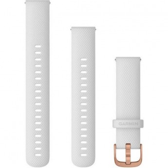 Ремешок GARMIN QUICK RELEASE BAND 18MM WHITE/ROSE GOLD Ремешок GARMIN QUICK RELEASE BAND 18MM WHITE/ROSE GOLD