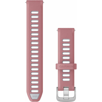 Ремешок GARMIN QUICK RELEASE BANDS (18 MM) PINK/WHITESTONE WITH SILVER HARDWARE Ремешок GARMIN QUICK RELEASE BANDS (18 MM) PINK/WHITESTONE WITH SILVER HARDWARE