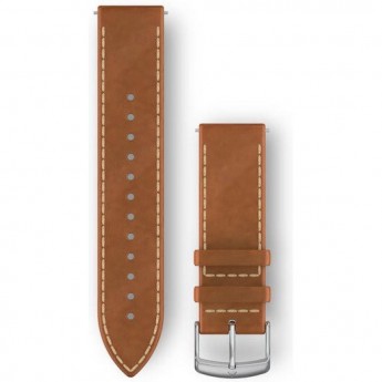 Ремешок GARMIN QUICK RELEASE BANDS 20 MM TAN ITALIAN LEATHER WITH SILVER HARDWARE Ремешок GARMIN QUICK RELEASE BANDS 20 MM TAN ITALIAN LEATHER WITH SILVER HARDWARE