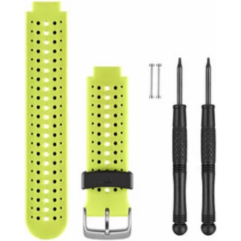Ремешок сменный для GARMIN FORERUNNER 230/235/630 (желтый/черный)