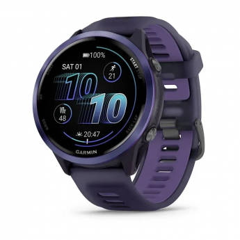 Смарт-часы GARMIN FORERUNNER 570 (47 мм) индиго алюминий императорский пурпурный/индиго Смарт-часы GARMIN FORERUNNER 570 (47 мм) индиго алюминий императорский пурпурный/индиго