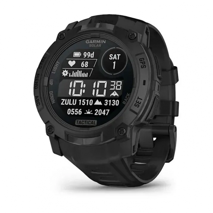 Смарт-часы GARMIN INSTINCT 3 (50 мм) Solar Tactical Edition черный 010-02935-50
