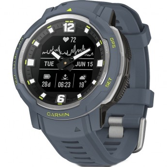 Смарт-часы наручные GARMIN INSTINCT CROSSOVER - Standard Edition, синий гранит Смарт-часы наручные GARMIN INSTINCT CROSSOVER - Standard Edition, синий гранит