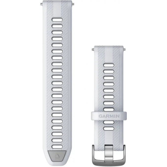 Сменный ремешок для часов GARMIN FORERUNNER 965 (22 мм), белый/серый 010-11251-9Z